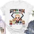 Personalized Super Mom Shirt/Hoodie - Up to 4 Kids - Gift Idea For Grandma/Mother's Day