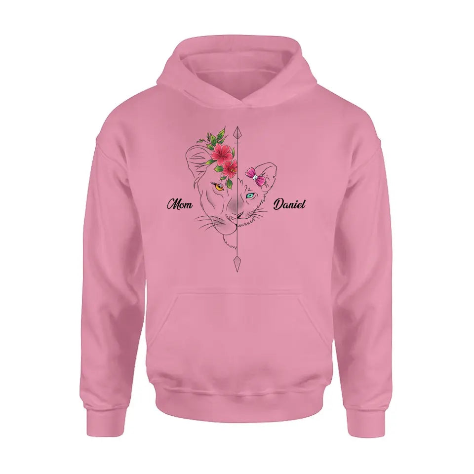 Personalized Lion Mom Shirt - Up to 5 Kids - Mother's Day Gift Idea for Mom/Grandma