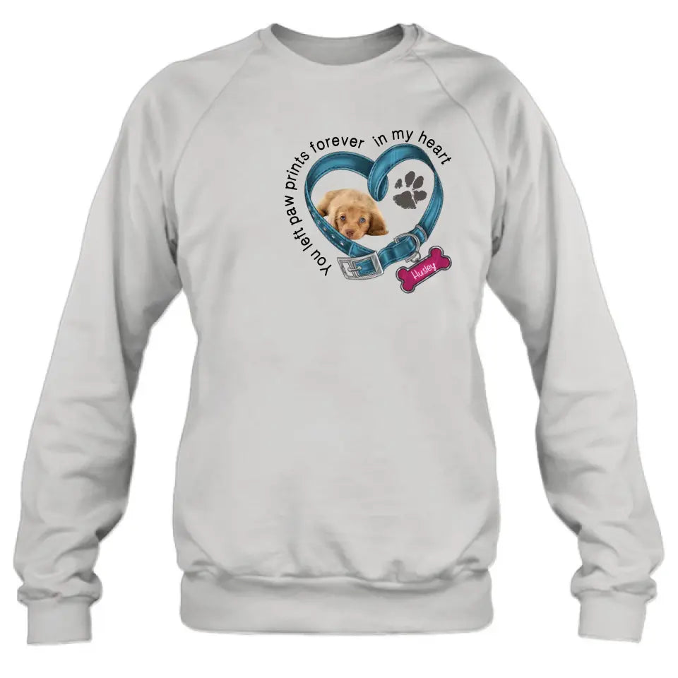 Personalized Memorial Dog Collar Shirt - Upload Photo - Pet Memorial Gift For Dog Lovers