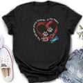 Personalized Dog Paw Prints T-shirt/Hoodie - Memorial Gift Idea For Dog Lover/Father's Day/Mother's Day - You Left Paw Prints Forever In My Heart