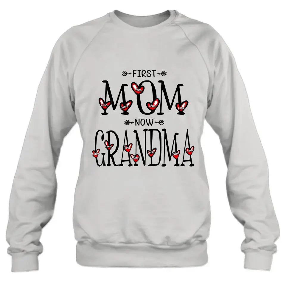 Personalized Mom And Grandma Shirt - Up to 5  Kids & 7 Grandkids - Mother's Day Gift Idea for Mom/Grandma