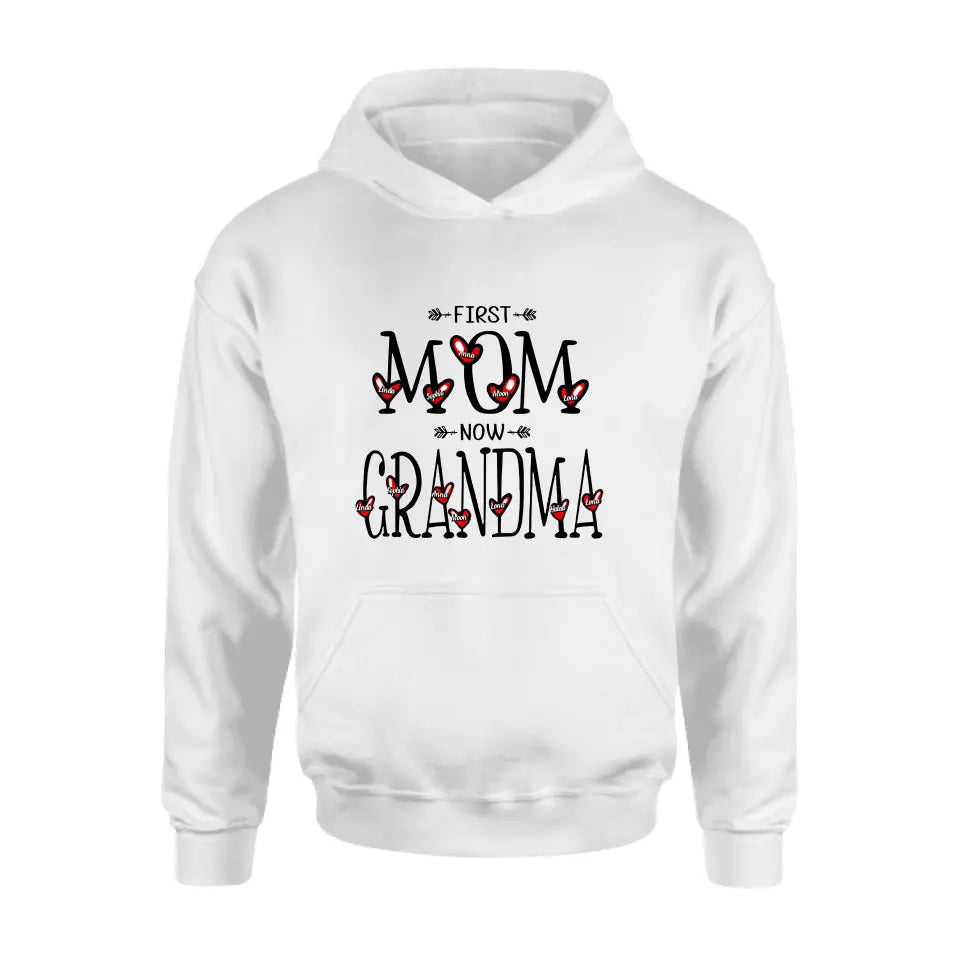 Personalized Mom And Grandma Shirt - Up to 5  Kids & 7 Grandkids - Mother's Day Gift Idea for Mom/Grandma
