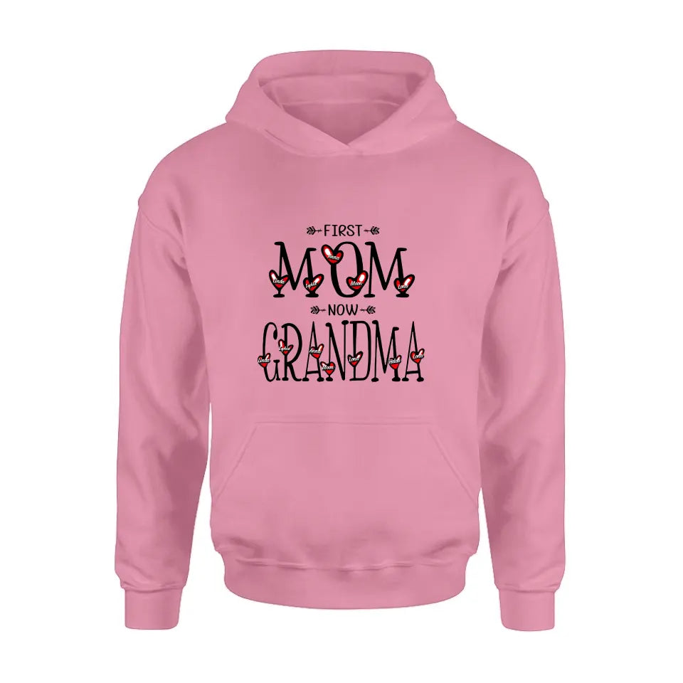 Personalized Mom And Grandma Shirt - Up to 5  Kids & 7 Grandkids - Mother's Day Gift Idea for Mom/Grandma