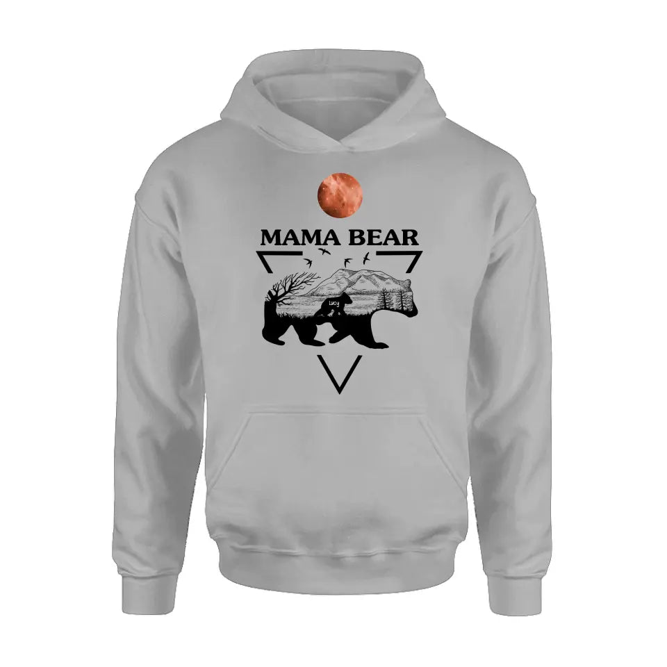 Personalized Mama Bear Shirt/Hoodie - Up to 5 Kids - Mother's Day Gift Idea