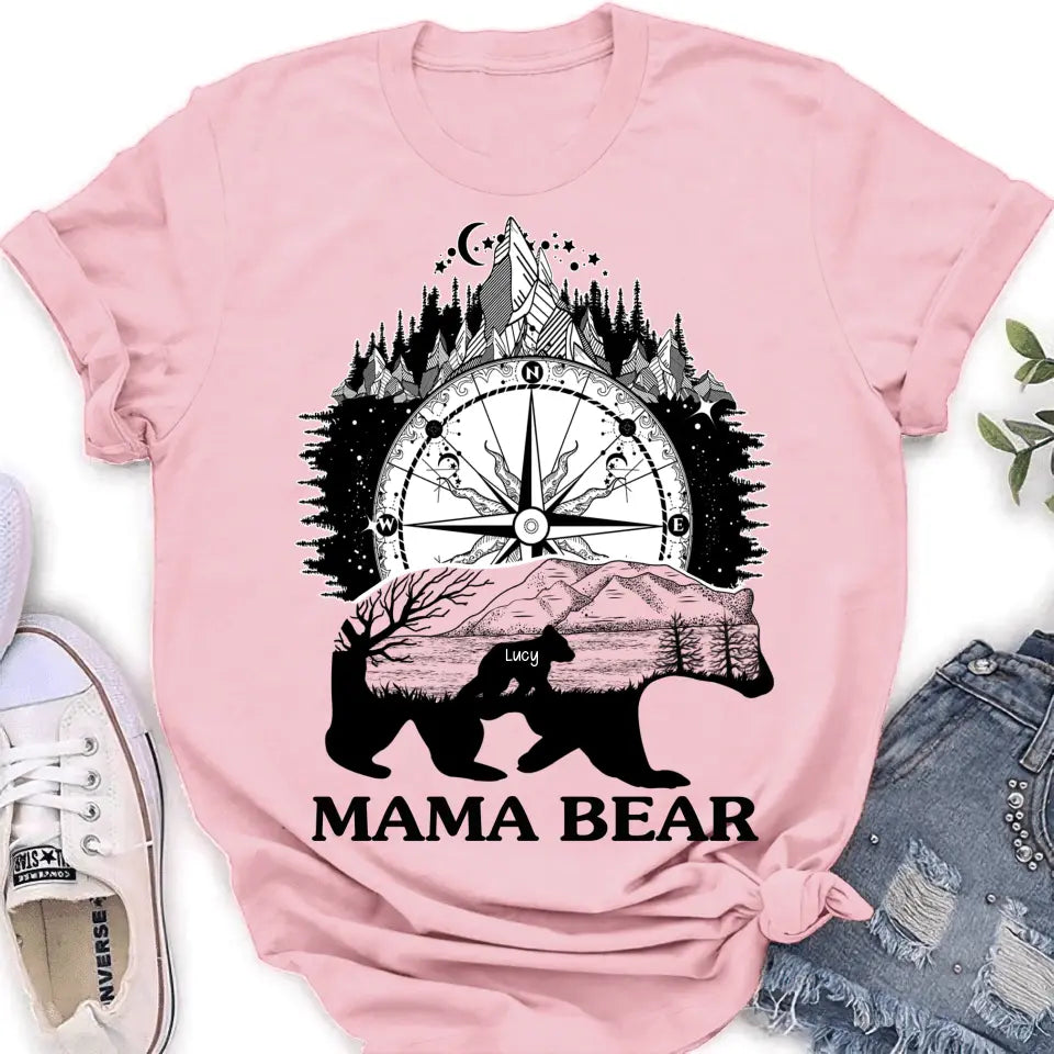 Personalized Mama Bear Shirt/Hoodie - Up to 5 Kids - Gift Idea For Mother's Day
