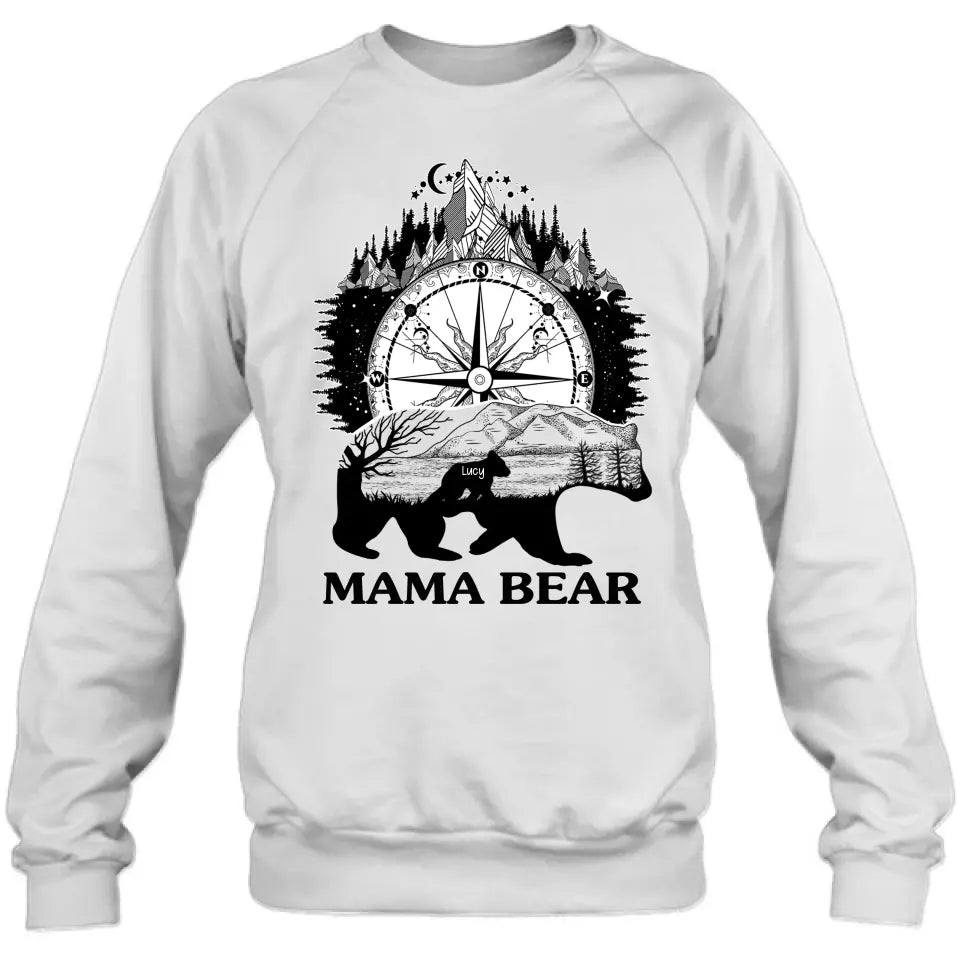 Personalized Mama Bear Shirt/Hoodie - Up to 5 Kids - Gift Idea For Mother's Day