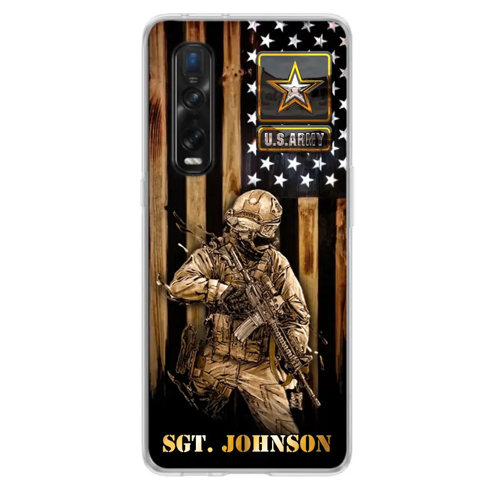 Custom Personalized Veteran Phone Case - Gift Idea For Veteran/ Soldier - Case For Xiaomi/Oppo/Huawei