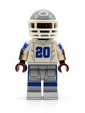 #20 RB Barry DET Football Player Minifig - B3 Customs