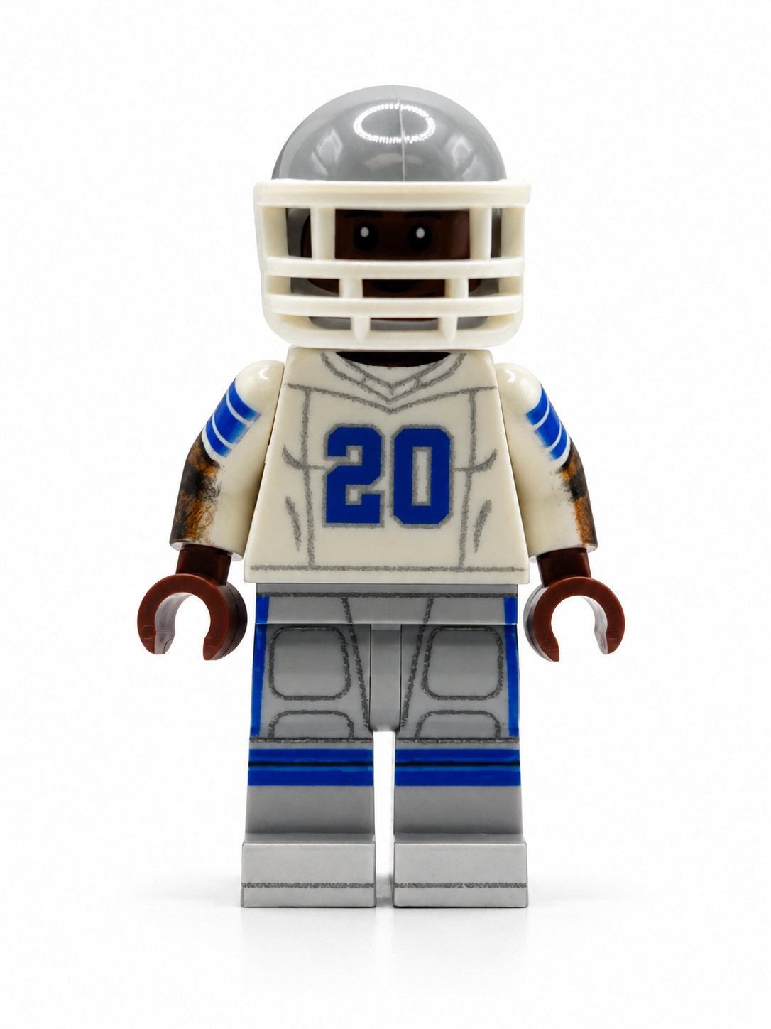 #20 RB Barry DET Football Player Minifig - B3 Customs