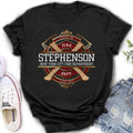 Personalized Fire Dept. Shirt/Hoodie - Father's Day Gift Idea for Firefighter/First Responder/EMT/EMS - First In Last Out