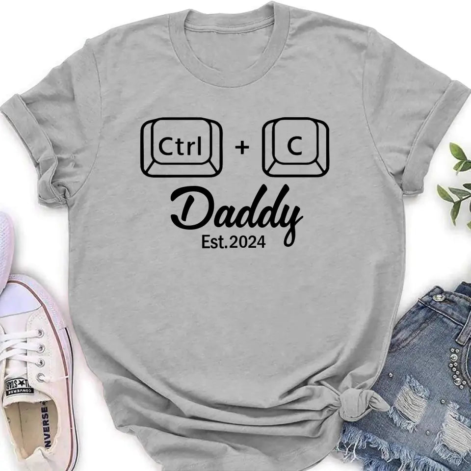Personalized Father Baby Onesie/T-Shirt - Father's Day Gift Idea for Baby & Daddy