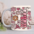 Personalized Nurse Life Healing And Support 3D Inflated Coffee Mug - Gift Idea For Nurse