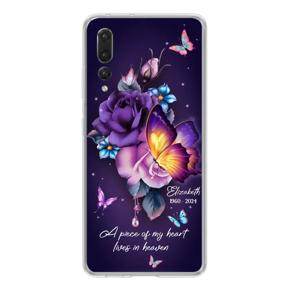Custom Personalized Butterfly Memorial Phone Case - Memorial Gift Idea - Case For Xiaomi/ Oppo/ Huawei