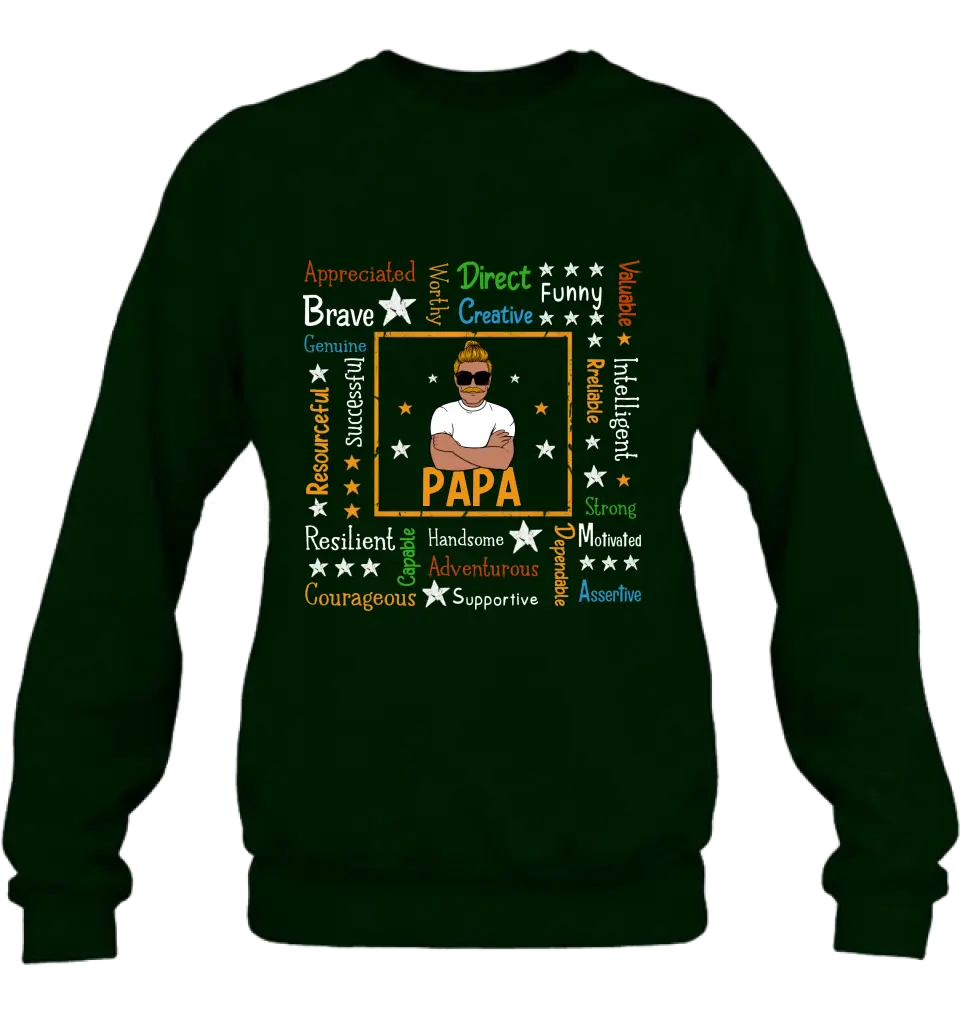 Personalized Daddy Affirmation Shirt/Hoodie - Father's Day Gift Idea For Dad/Grandpa