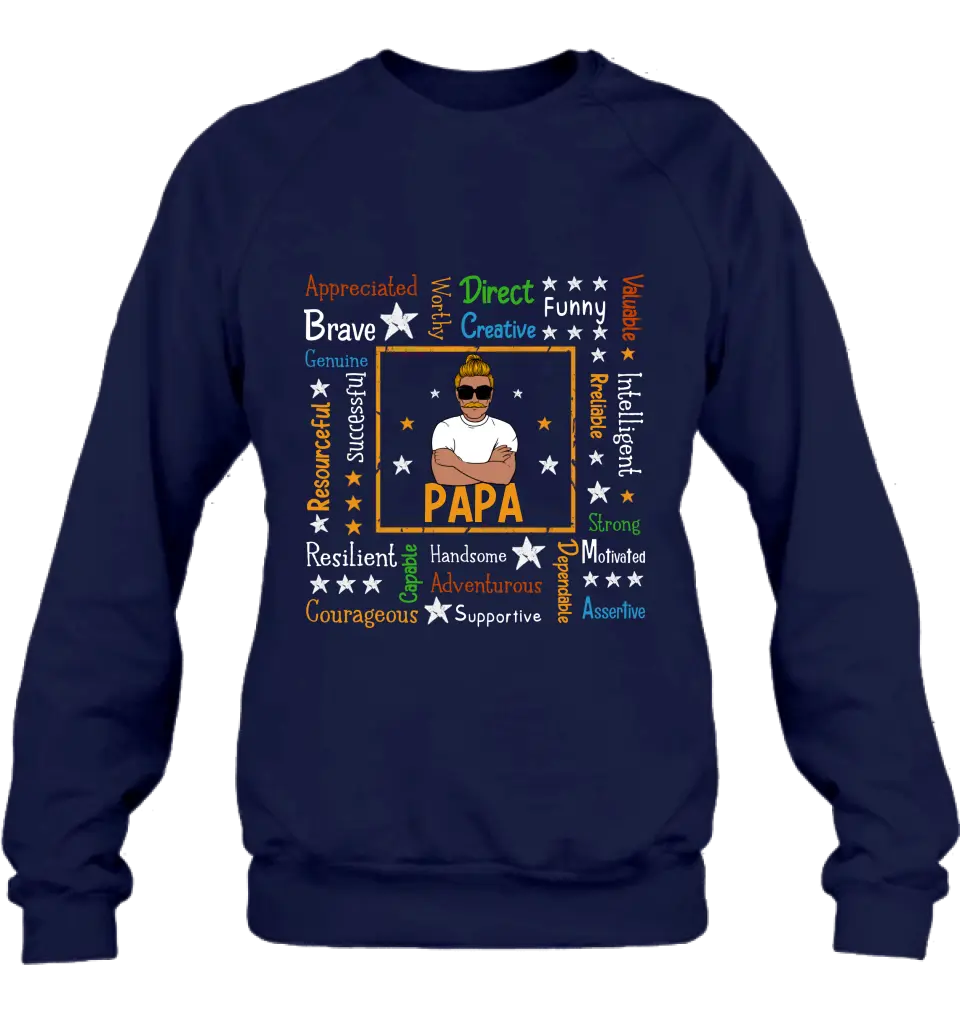 Personalized Daddy Affirmation Shirt/Hoodie - Father's Day Gift Idea For Dad/Grandpa