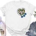Personalized Memorial Dog Collar Shirt/Hoodie - Upload Photo - Up to 3 Dogs - Gift Idea For Dog Lover - You Left Paw Prints Forever In My Heart