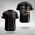 Personalized Veteran AOP Baseball Jersey - Gift Idea For Veteran/Father's Day - Don't Tread On Me