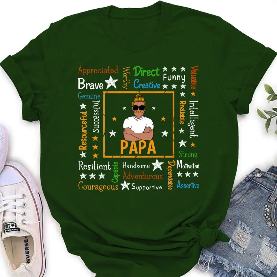 Personalized Daddy Affirmation Shirt/Hoodie - Father's Day Gift Idea For Dad/Grandpa