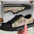 Personalized Dog Mom Canvas Sneakers - Up to 4 Dogs - Mother's Day Gift Idea For Dog Lovers - Never Walk Alone