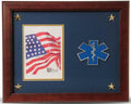 Flags Connections EMS Medallion Picture Frame with Stars, 5 by 7-Inch