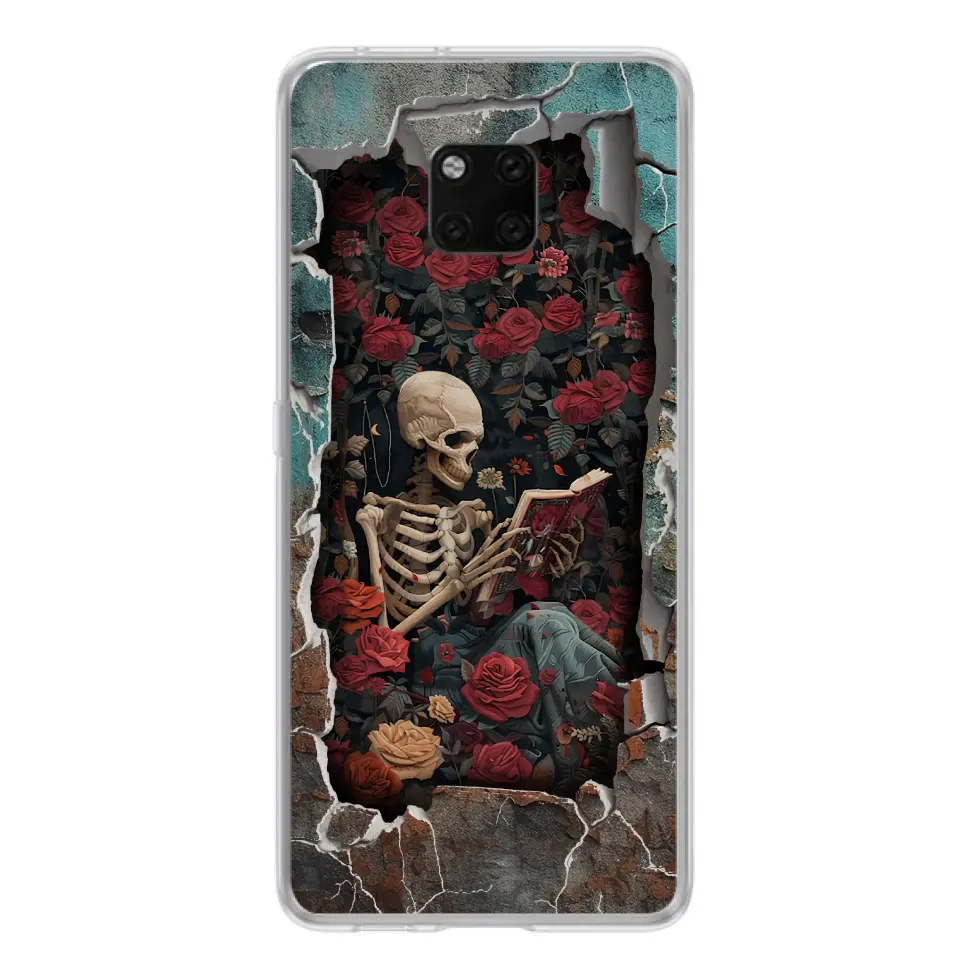 Custom Personalized Bookish Skeleton Phone Case - Reading Book Lover Gift Idea - Case For Xiaomi/ Oppo/ Huawei