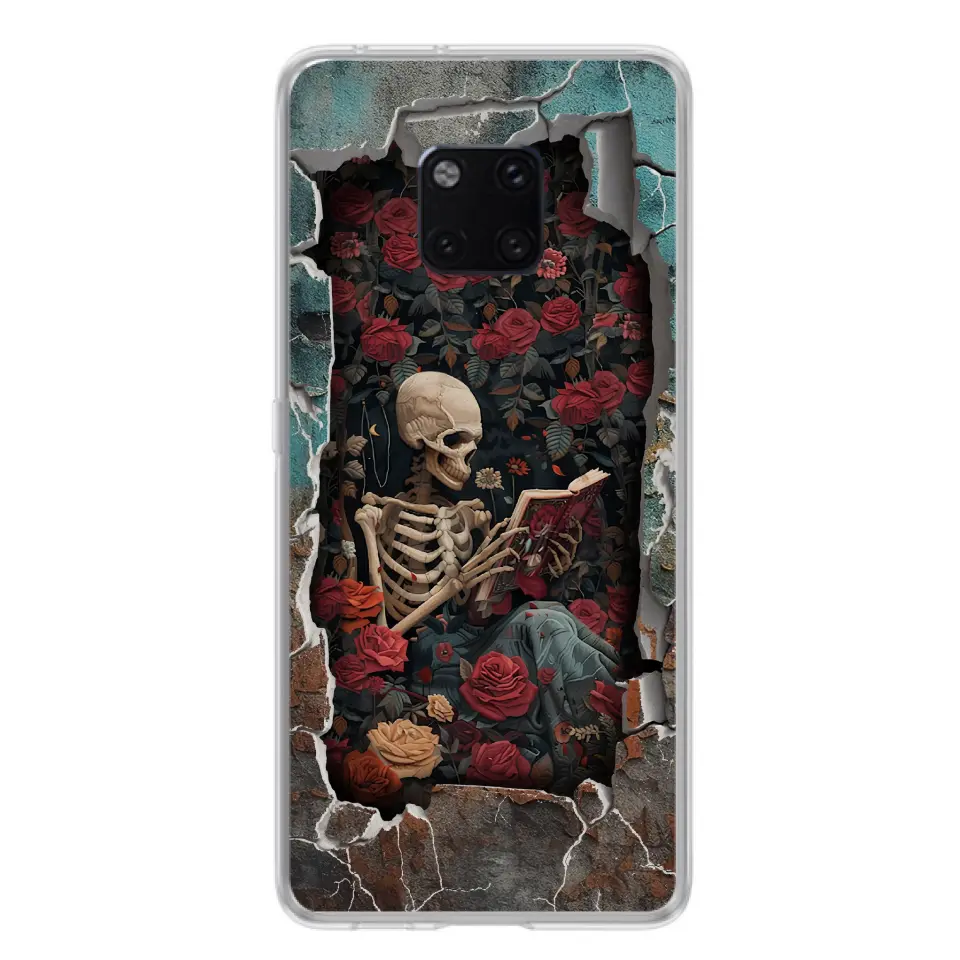 Custom Personalized Bookish Skeleton Phone Case - Reading Book Lover Gift Idea - Case For Xiaomi/ Oppo/ Huawei