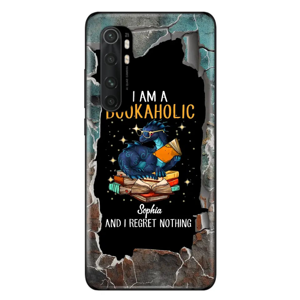 Custom Personalized Reading Book Phone Case - Gift Idea For Book Lovers - I Am A Bookaholic And I Regret Nothing - Case For Xiaomi/ Oppo/ Huawei