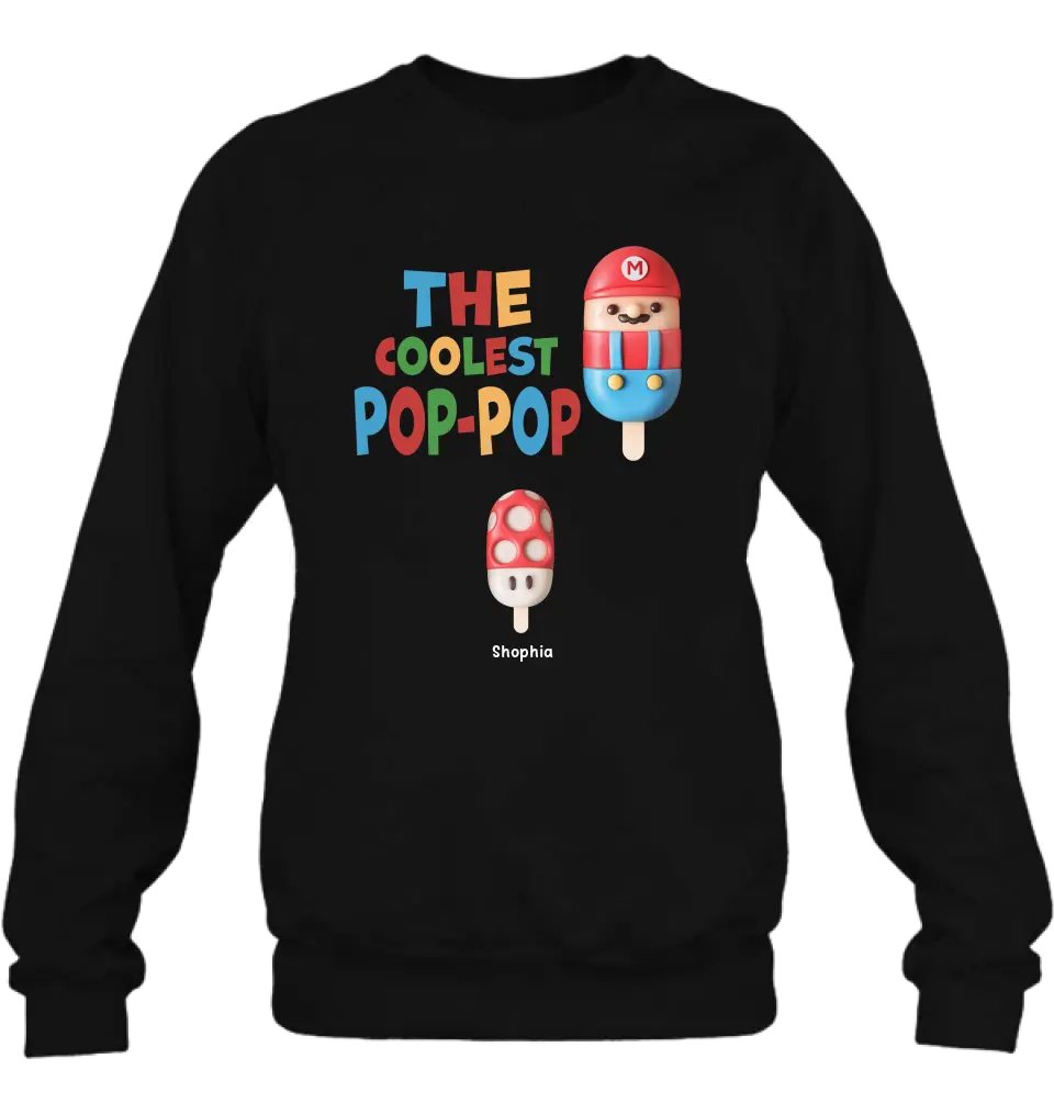 Personalized Shirt - The Coolest Pop - Gift Idea For Father's