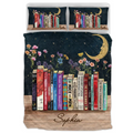 Personalized Reading Book Quilt Bed Sets - Gift Idea For Books Lover