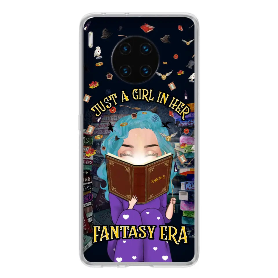 Custom Personalized Reading Book Phone Case - Gift Idea For Book Lovers - Just A Girl In Her Fantasy Era - Case For Xiaomi/ Oppo/ Huawei