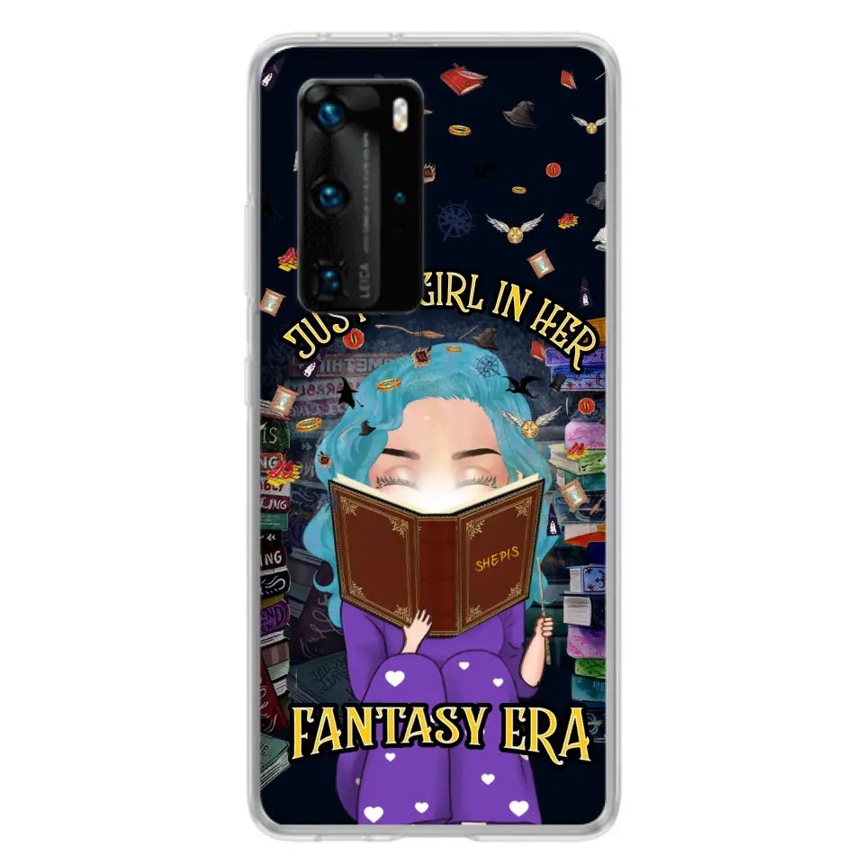 Custom Personalized Reading Book Phone Case - Gift Idea For Book Lovers - Just A Girl In Her Fantasy Era - Case For Xiaomi/ Oppo/ Huawei