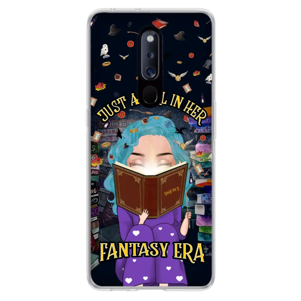 Custom Personalized Reading Book Phone Case - Gift Idea For Book Lovers - Just A Girl In Her Fantasy Era - Case For Xiaomi/ Oppo/ Huawei