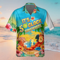 Personalized Parrot Hawaiian Shirt - Gitt Idea For Summer/Friends/Family - It's 5 O'clock Somewhere