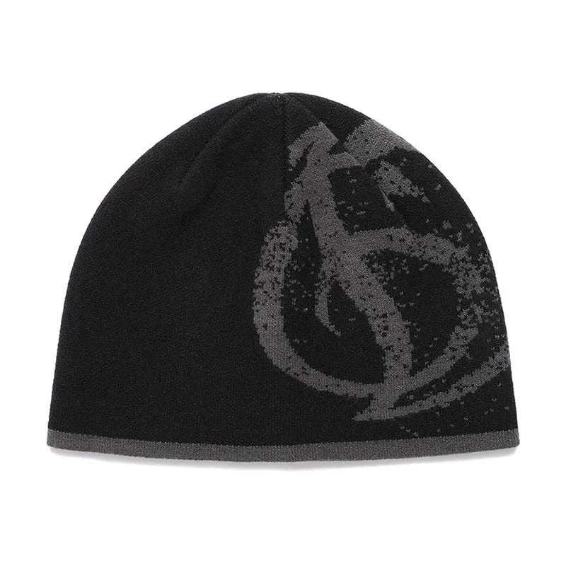 Slimming Figure-flattering Beret Knit Reversible Korean-style Vintage Knit Cap
