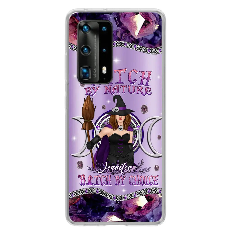 Custom Personalized Sparkling Witch Phone Case - Halloween Gift Idea - Witch By Birth - Case For Xiaomi/ Oppo/ Huawei