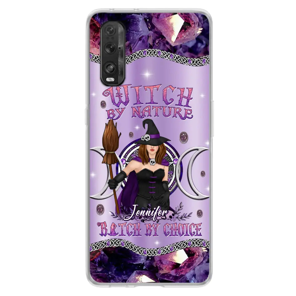 Custom Personalized Sparkling Witch Phone Case - Halloween Gift Idea - Witch By Birth - Case For Xiaomi/ Oppo/ Huawei