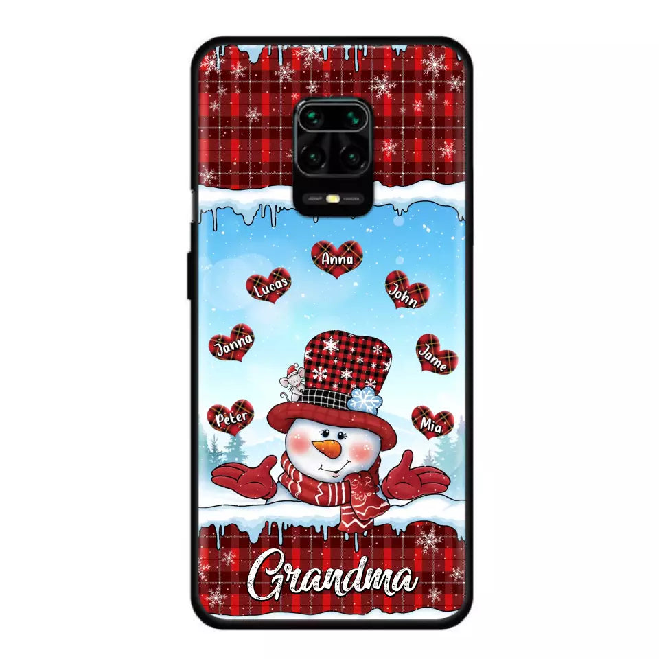 Personalized Grandma Children Phone Case - Christmas Gift For Grandma/Mom - Up to 7 Kids - Case For Xiaomi/Oppo/Huawei