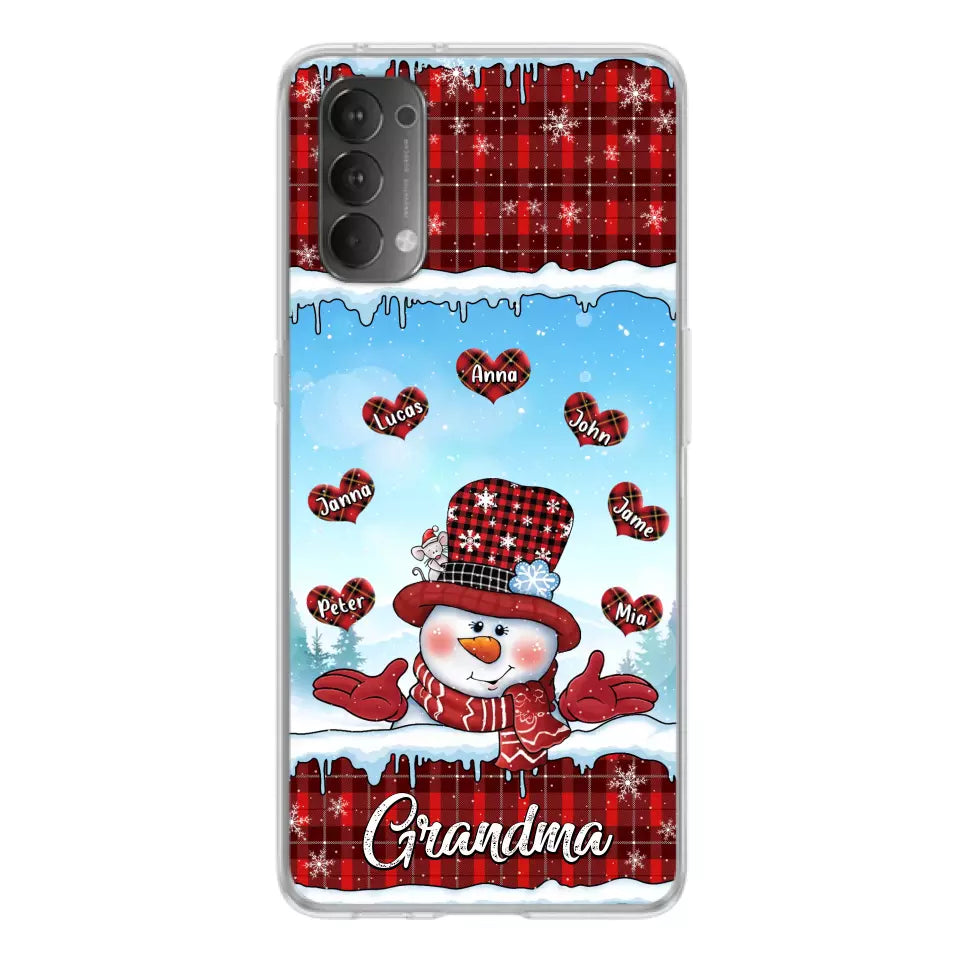 Personalized Grandma Children Phone Case - Christmas Gift For Grandma/Mom - Up to 7 Kids - Case For Xiaomi/Oppo/Huawei