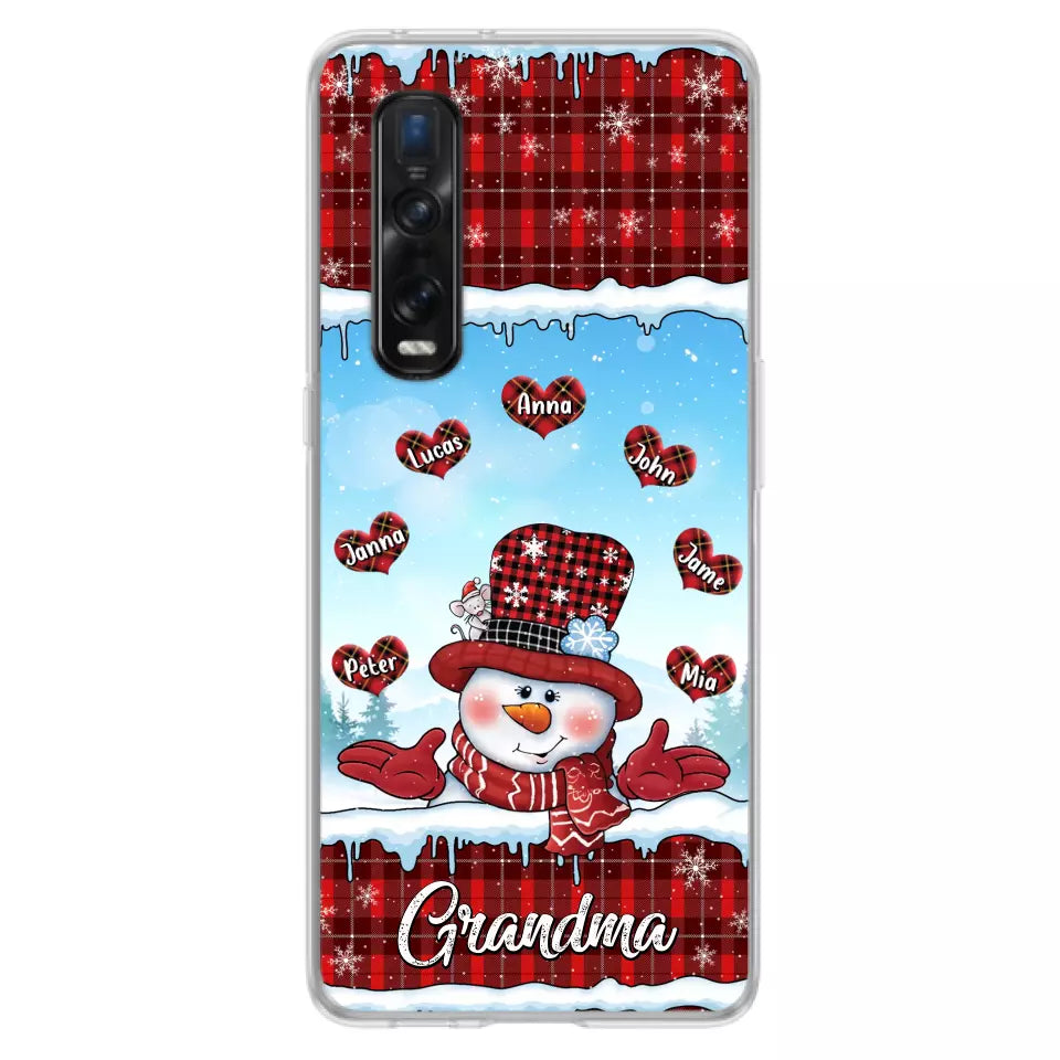 Personalized Grandma Children Phone Case - Christmas Gift For Grandma/Mom - Up to 7 Kids - Case For Xiaomi/Oppo/Huawei