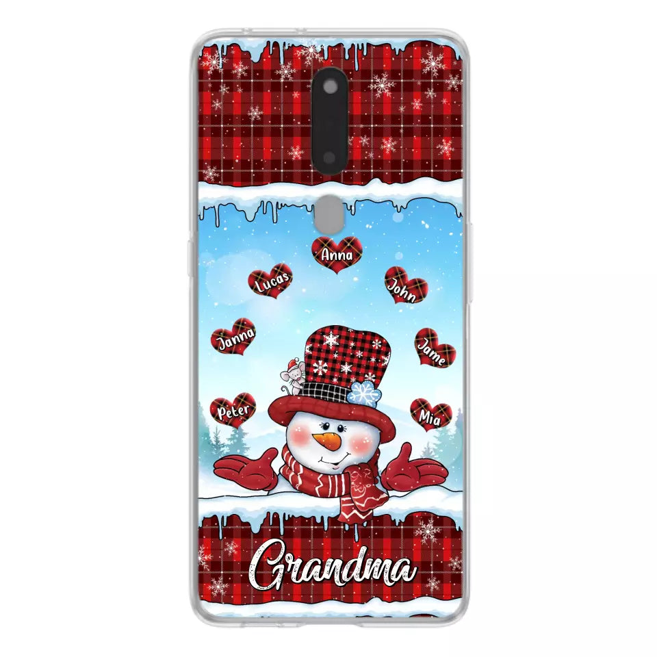 Personalized Grandma Children Phone Case - Christmas Gift For Grandma/Mom - Up to 7 Kids - Case For Xiaomi/Oppo/Huawei