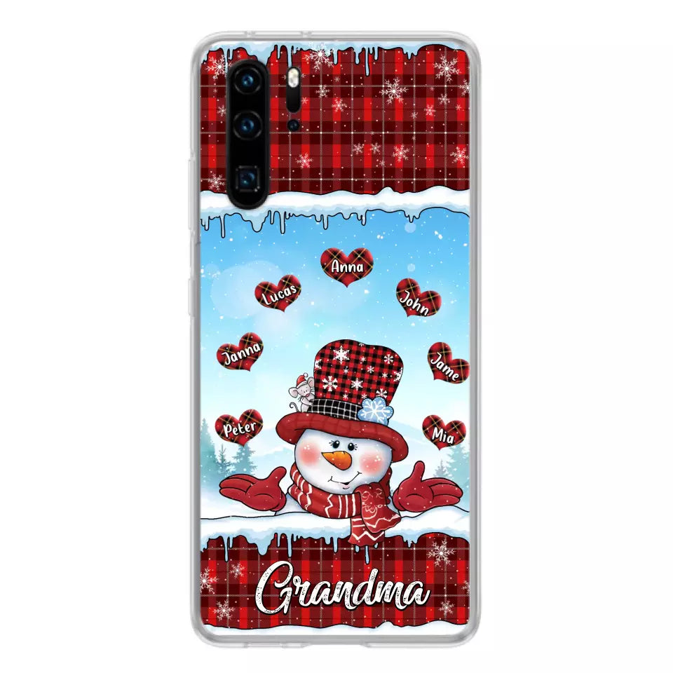 Personalized Grandma Children Phone Case - Christmas Gift For Grandma/Mom - Up to 7 Kids - Case For Xiaomi/Oppo/Huawei