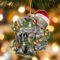 Personalized Military Acrylic Ornament - Gift Idea For Christmas/Military - Custom Name