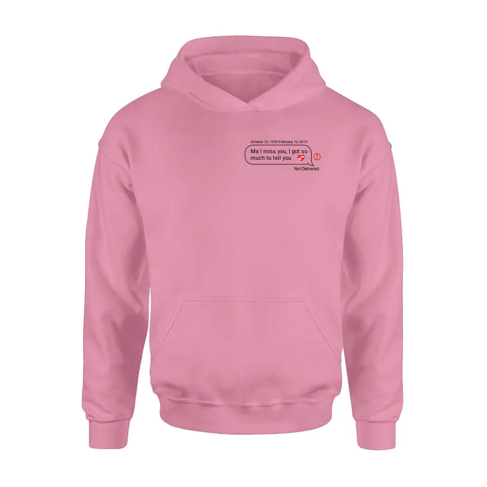 Personalized Memorial Chat Box Shirt/Hoodie - Memorial Gift Idea