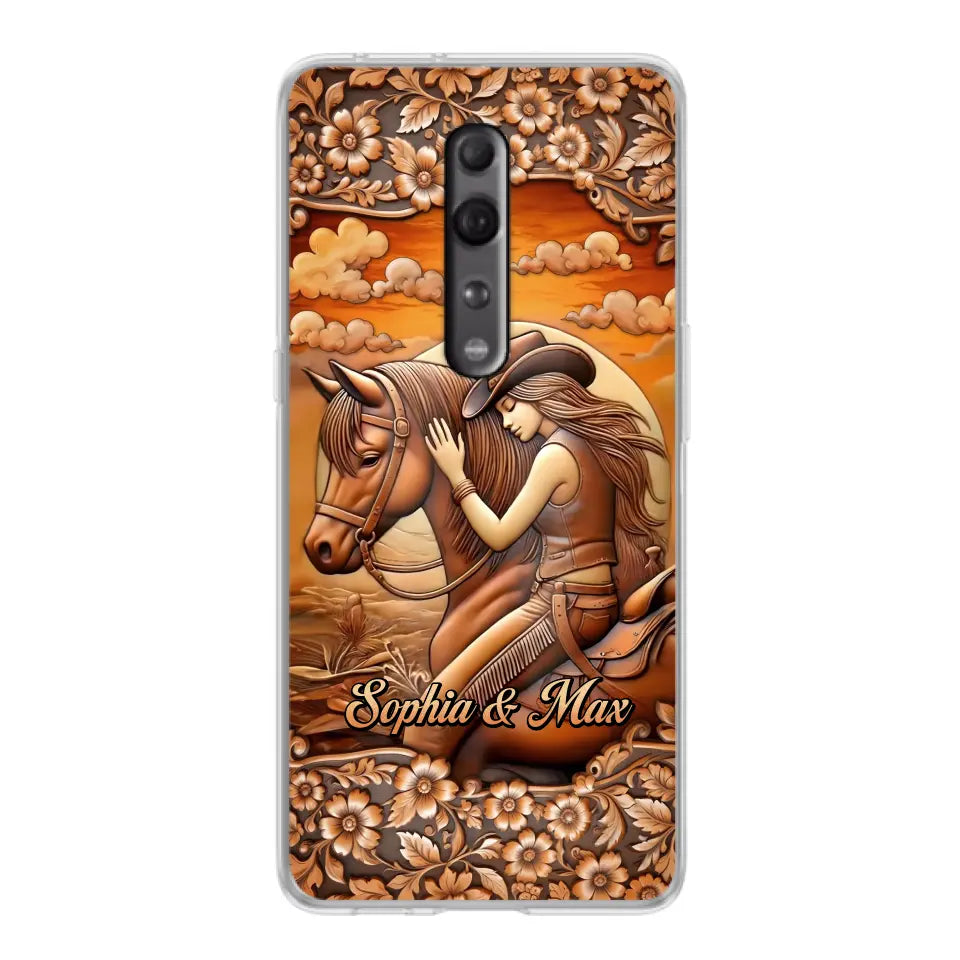 Custom Personalized Horse Girl Phone Case - Gift Idea For Horse Lover - Case For Xiaomi/ Oppo/ Huawei