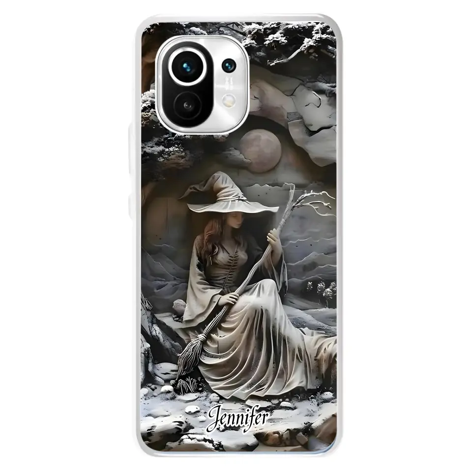 Custom Personalized Witch Phone Case - Halloween/ Birthday Gift Idea For Yourself, Witch Lovers - Case For Xiaomi/ Oppo/ Huawei