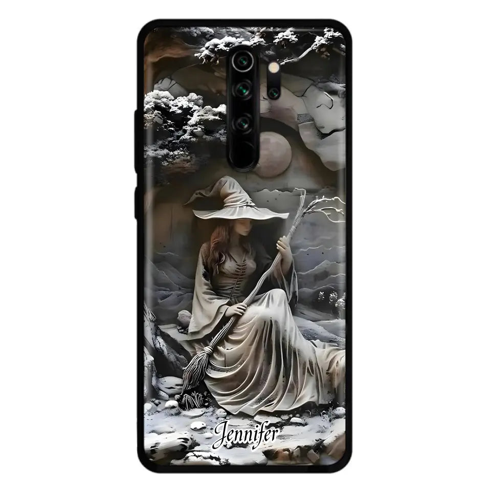 Custom Personalized Witch Phone Case - Halloween/ Birthday Gift Idea For Yourself, Witch Lovers - Case For Xiaomi/ Oppo/ Huawei