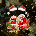 Personalized Couple Christmas Acrylic Ornament - Christmas Gift Idea For Couple - Upload Photo