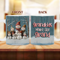 Personalized Grandma Coffee Mug - Christmas Gift For Grandma - Grandkids Make Life Grand