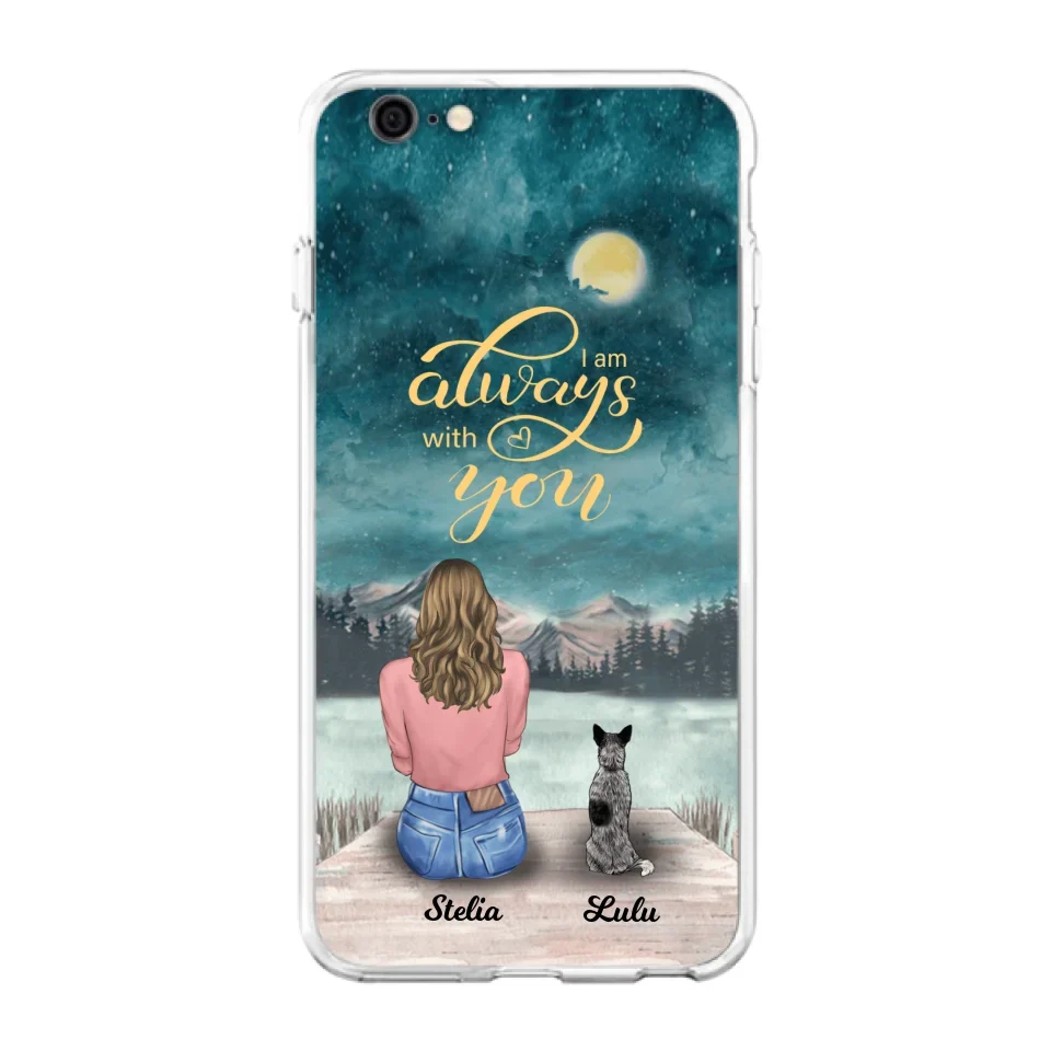 Personalized Phone Case Dog Mom - Gift For Dog Lovers with upto 4 Dogs - Busy Being A Dog Mom