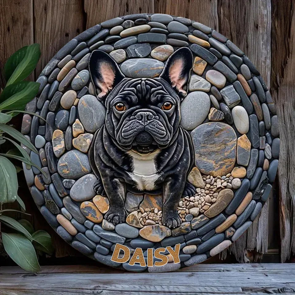Custom Personalized Dog Metal Sign - Gift Idea For Dog Lover